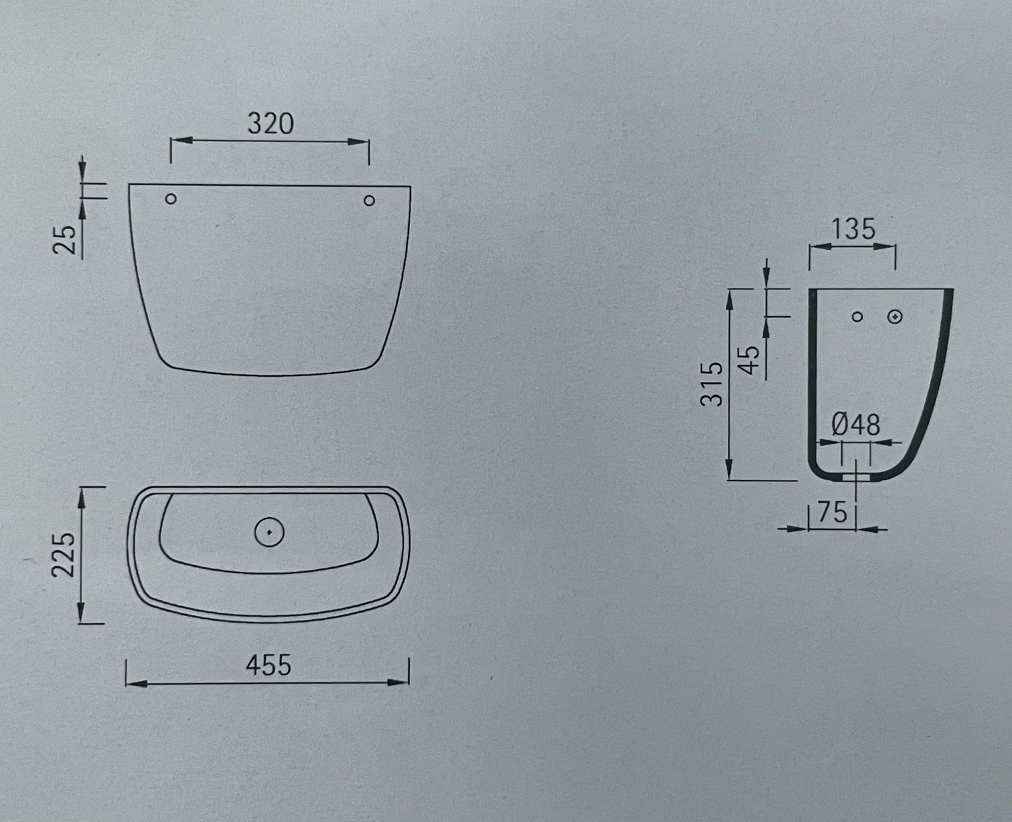 IDEAL STANDARD CASSETTA ALTA SCARICO ACQUA AL WC CERAMICA BIANCO -  Ceramiche De Paola