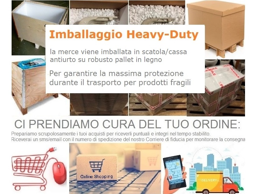 HEAVY DUTY:IMBALLAGGIO PROTETTO PER ARTICOLI FRAGILI